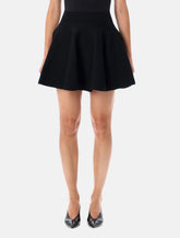 Ami Paris cotton flared skirt - | Spazio Pritelli