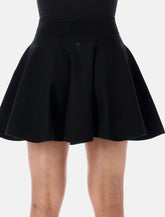 Ami Paris cotton flared skirt - | Spazio Pritelli