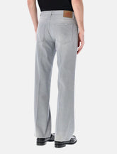 Prada five-pocket washed denim jeans - | Spazio Pritelli