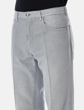 Prada five-pocket washed denim jeans - | Spazio Pritelli