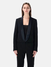 Tom Ford cropped tuxedo jacket - | Spazio Pritelli