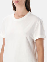 Golden Goose white distressed cotton t-shirt - | Spazio Pritelli