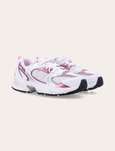 New Balance 530 kid's lace-up sneakers white and pink - | Spazio Pritelli