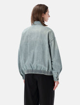 Miu Miu chambray blouson jacket - | Spazio Pritelli