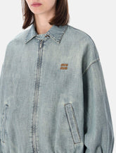 Miu Miu chambray blouson jacket - | Spazio Pritelli