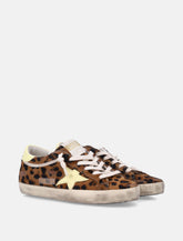 Golden Goose Super-Star leopard woman's sneakers - | Spazio Pritelli