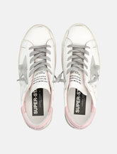 Leather Super-Star Classic Woman's Sneakers White-pink - | Spazio Pritelli