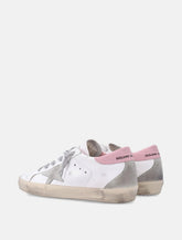 Leather Super-Star Classic Woman's Sneakers White-pink - | Spazio Pritelli