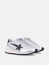 Golden Goose Running Marathon woman's sneakers silver white - | Spazio Pritelli