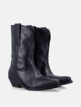 Golden Goose Black Western Boots - | Spazio Pritelli