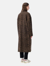 Golden Goose cocoon wool jacquard coat - | Spazio Pritelli