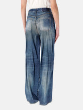 Golden Goose Pant Boyfriend Baggy Print Denim - | Spazio Pritelli