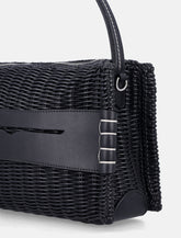 JW Anderson Loafer bag in woven leather - | Spazio Pritelli