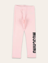 Moschino Kids logo print leggings - | Spazio Pritelli