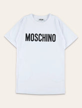 Moschino Kids logo print dress - | Spazio Pritelli