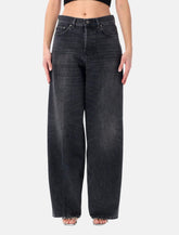 Haikure Bethany black wash denim jeans - | Spazio Pritelli