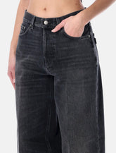 Haikure Bethany black wash denim jeans - | Spazio Pritelli
