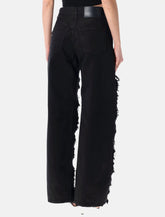 Haikure Bonnie satin bull boyfriend pants - | Spazio Pritelli