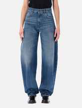 Haikure Bibi balloon denim jeans - | Spazio Pritelli