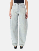 Haikure heavenly blue Bibi balloon denim jeans - | Spazio Pritelli