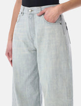 Haikure heavenly blue Bibi balloon denim jeans - | Spazio Pritelli