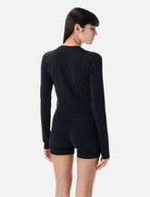 Nike long-sleeve cropped top - | Spazio Pritelli