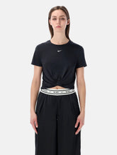 Top Dri-FIT a manica corta con nodo di Nike - | Spazio Pritelli
