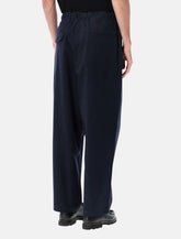 Comme des Garçons Homme cotton belted trousers - | Spazio Pritelli