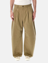 Comme Des Garçons Homme Chino Pant Wide Leg Khaki - | Spazio Pritelli