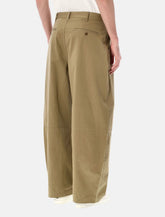 Comme Des Garçons Homme Chino Pant Wide Leg Khaki - | Spazio Pritelli