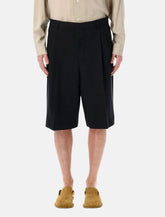 Ami Paris wool wide bermuda shorts - | Spazio Pritelli