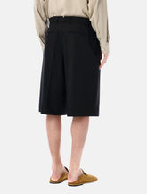 Ami Paris wool wide bermuda shorts - | Spazio Pritelli