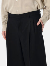 Ami Paris wool wide bermuda shorts - | Spazio Pritelli