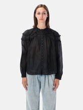 Marant Étoile Christa gathered blouse - | Spazio Pritelli