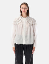 Marant Étoile Christa gathered blouse - | Spazio Pritelli
