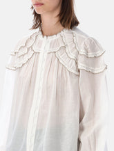 Marant Étoile Christa gathered blouse - | Spazio Pritelli