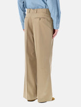 AMI Paris low-rise wide cotton trousers - | Spazio Pritelli