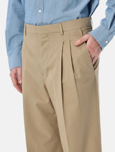 AMI Paris low-rise wide cotton trousers - | Spazio Pritelli