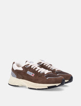 Autry Hyperway brown suede sneakers - | Spazio Pritelli