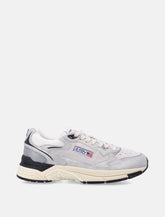 Autry Hyperway suede and mesh woman's sneakers - | Spazio Pritelli