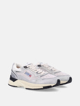 Autry Hyperway suede and mesh woman's sneakers - | Spazio Pritelli