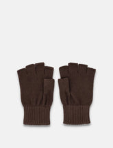 Carhartt WIP Logo fingerless knit mittens - | Spazio Pritelli