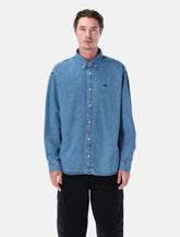 Carhartt WIP L/S Lucas denim shirt - | Spazio Pritelli
