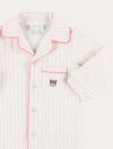 Nanàn striped jersey baby romper - | Spazio Pritelli
