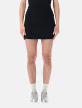 Nike ribbed fitted mid-rise skort - | Spazio Pritelli