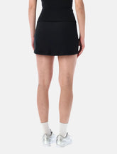 Nike ribbed fitted mid-rise skort - | Spazio Pritelli