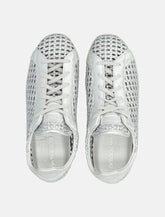 Adidas Originals silver perforated Stan Smith Lo Pro sneakers - | Spazio Pritelli