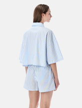 Nike Chill Poplin striped shirt - | Spazio Pritelli