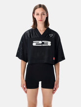 Nike Jordan Brooklyn cropped mesh jersey top - | Spazio Pritelli