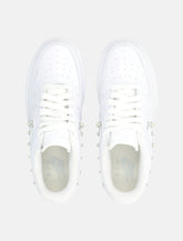 Nike Air Force 1 ’07 white leather woman's sneakers - | Spazio Pritelli